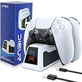 ANBIC PS5 Controller Charger,Wireless Fast Charging Station Dock with LED Indicator for Sony...