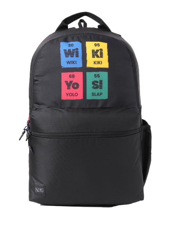 Image of Wiki Stylish Unisex Backpack Pack Durable & Lightweight backpack for Men & Women | Backpack for Office, Gym, Travel (18.5 Litre, Black)