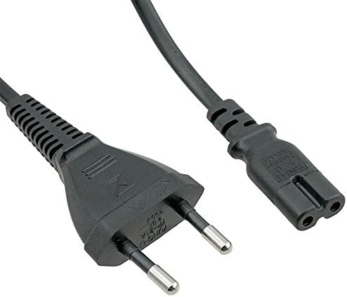 ACP1063 Europe 2 Prong CEE7/16 Standard Plug to Figure 8" IEC C7 6 Foot (1.83 Meters) Power Cord with Europe VDE and ENEC certifications. Often Called an Europe Shaver Cord or Europe Notebook Cord.