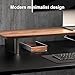 UPERGO Desk Tray Organizer Drawer for Home Office, Walnut Desk Organizer Tray for Keys, Pen, Watch