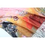 Umjetnost Soft Cashmere Feel Scarf For Women Winter Warm Scarves Large Shawl Wrap Monet Van Gogh Art Print - Image 4