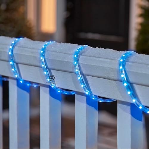 Image of Quace 22 Meter Waterproof LED Rope Strip Light for Indoor and Outdoor Use, Flexible Home Decor, Diwali Decorative Lights, Ceiling Cove Light (Blue)
