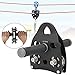 Vomeko Rock Climbing Handle Pulley - Biaxial Cableway Carriage for Outdoor Climbing and Traverse Crossing,Biaxial Cableway Carriage Pulling Force: 45kN