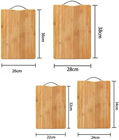 Oversized Wooden Cutting Board - Reclaimed Chopping Block for Kitchen, Perfect for Sushi, Pizza & Bread, Hangable Food Prep Tray, Durable Kitchen Tool - Ideal Gift for Moms