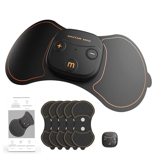 MIUTARMINI Tens electroestimulador muscular - tens fisioterapia 3 Modos, 15 Niveles, Recargable USB-C, 5 Electrodos de Gel - Alivia Dolor de Espalda, Cuello, Hombros, Piernas y Músculos