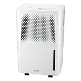 TCP 6L Portable Dehumidifier, Ultra-Quiet with 2.1L Water Tank, Continuous Drainage, 24h Timer, Full Tank Warning & Digital Display, White – Ideal for Smaller Rooms