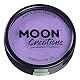 Moon Creations Pro Gesichts- und Körper-Make-up, professionelle Farbfarben-Kuchentöpfe für Gesichtsfarbe, Kostüme, Feste, Halloween für Kinder, Erwachsene (Flieder, 36 g)
