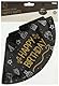 Folat 25054 Party Deko Schwarz Gold Silber - Party Hütchen - Happy Birthday - Shining Glam - 6 Stück - Für Geburtstag, Jubiläum