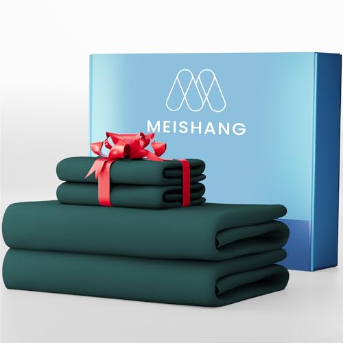 Image of MEISHANG 1000TC Cotton Sheets California King, 18-24 inch Extra Deep Pocket | 1000TC Egyptian Cotton Sheets, Sateen Weave, Ultra Soft & Breathable, OEKO-TEX Certified