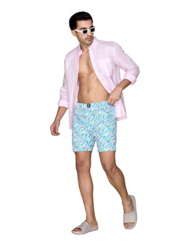 Image of XYXX Men's Surf & Pace Super Combed Cotton Boxer Shorts (Pack of 2)