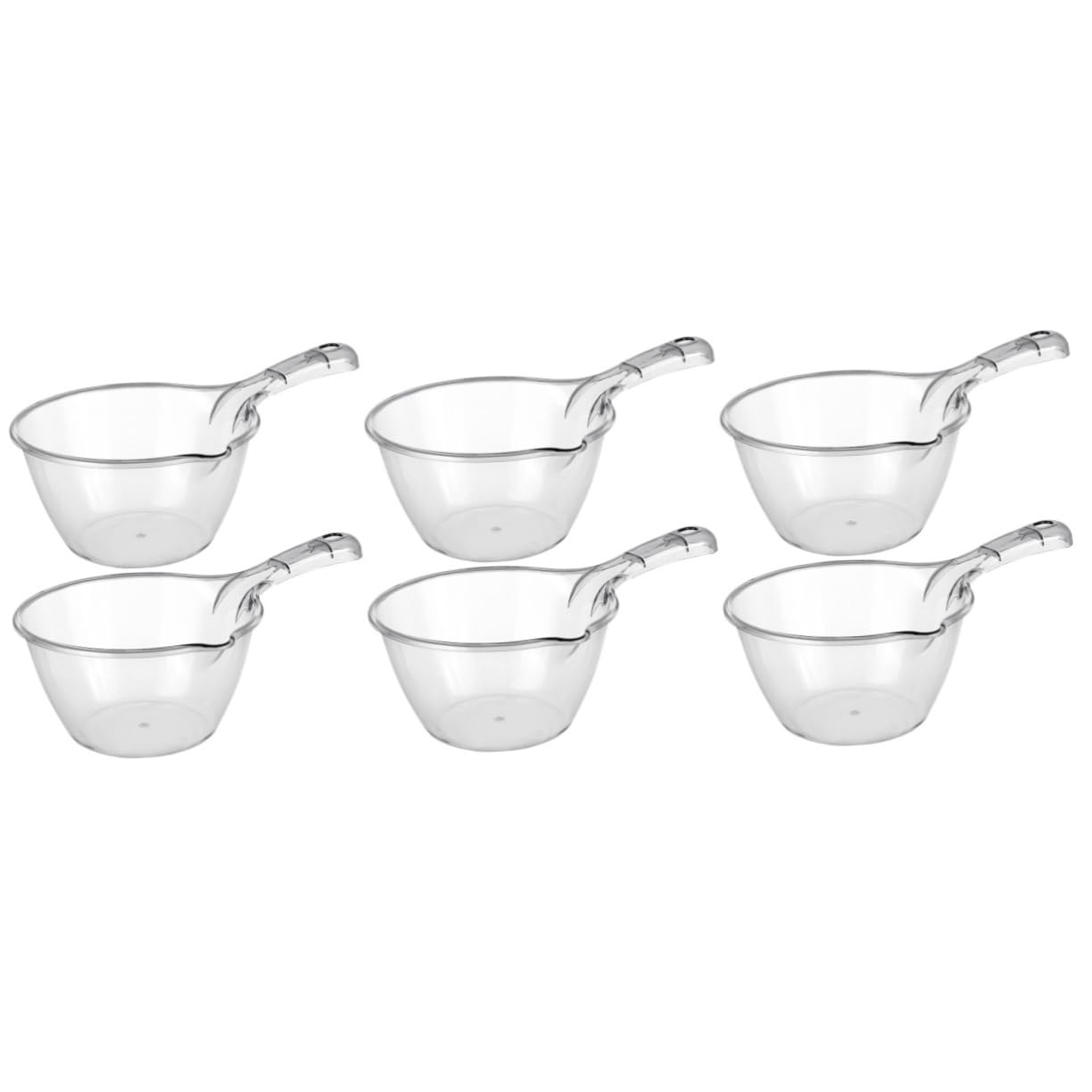 PRETYZOOM 6piezas Cucharón De Agua Mango Para Cocina Baño y Jardín Utensilio Práctico Para y Lavar Vegetales