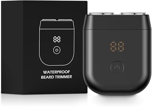 Manscape - Mini afeitadora portátil para hombres, recortadora de barba con carga USB C para hombres jóvenes, afeitadora eléctrica inalámbrica