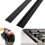Stove Gap Covers,2 Packs Silicone Stove Counter Gap Cover,Heat Resistant Kitchen Stove Gap Filler 21 Inch