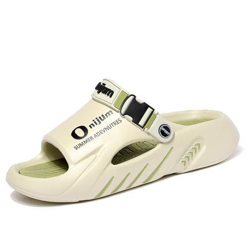 Sandalias para hombre zuecos sin dedos de diseño informal con suela gruesa