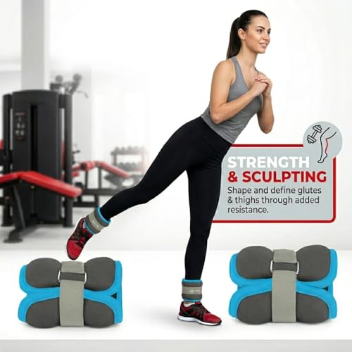 Poids de cheville Flexi Muscles pour marche active et gym à la maison