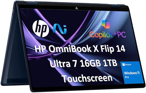 2025 HP OmniBook X Flip (Next Gen Envy x360) 2-in-1 Touchscreen Laptop (14