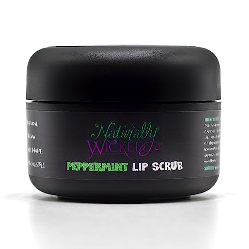 Naturally Wicked® Peppermint Lip Scrub 15ml | Natural, Vegan & Cruelty Free