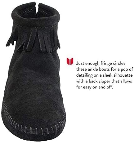 Minnetonka Women's Back-Zipper Bootie - Image 3