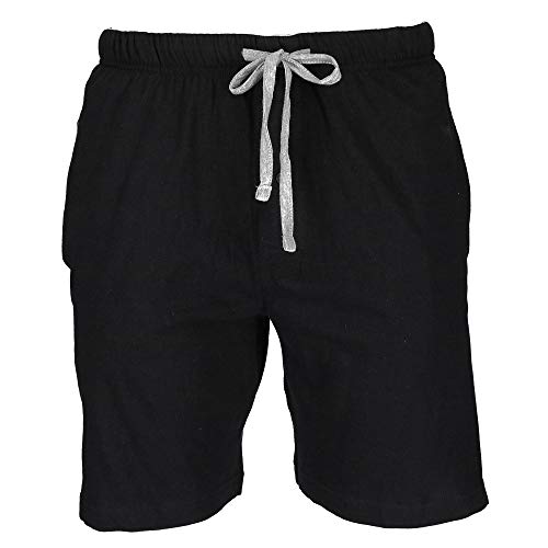 Hanes Men's Jersey Knit Cotton Button Fly Pajama Sleep Shorts