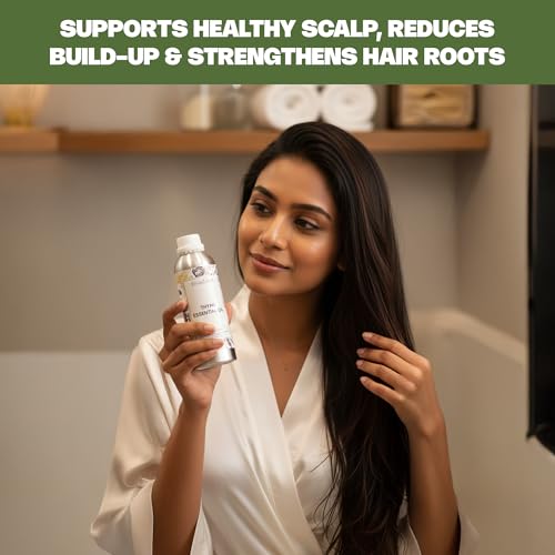 Image of VedaOils Thyme Essential Oil 100ml | 100% Pure & Natural Thyme Oil for Hair Growth, Skin Care, Clear Breathing, Hair Strengthening, Massage & Aromatherapy