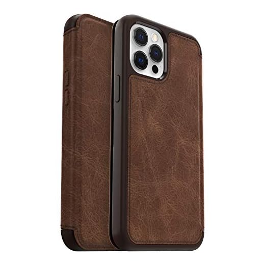 OtterBox för Apple iPhone 12 Pro Max, Plånboksfodral i läder, Strada, Brun