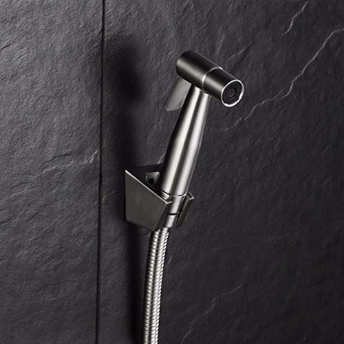 Douchette WC en acier inoxydable 304 kit complet spray bidet avec mitigeur nickel brossé