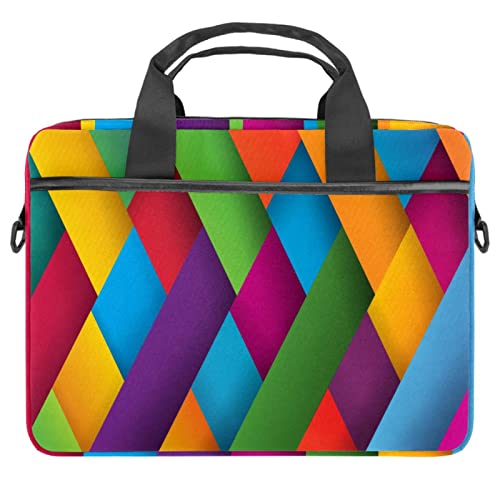 Maletín bandolera para portátil de 13 a 14.5 pulgadas funda protectora Multicolor-10 con asas