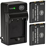 BM 2 EN-EL19 Batteries and Charger for Nikon Coolpix A300, W100, W150, S33, S100, S3100, S3200, S3300, S3500, S3600, S3700, S4100, S4200, S4300, S5200, S5300, S6400, S6500, S6800, S6900, S7000 Cameras