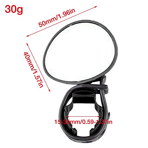 Espelho Convexo Para Bicicleta,Espelho retrovisor de bicicleta com grande angular - Espelho giratóri