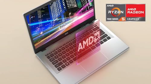 Image of acer Aspire 3 Touch Slim Laptop in Mettalic Silver Ryzen 5 4-Core up to 4.3GHz 16GB RAM 1TB SSD 15.6in FHD HDMI W11 (A315-24PT - Renewed)