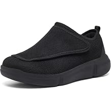 Diabetic Shoes for Women - Extra Wide Slip-On Orthopedic Walking Shoes with Adjustable Strap for Swollen Feet & Neuropathy