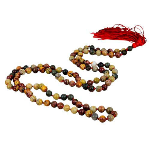 Collier de méditation Japa Mala en jaspe pour vos séances de yoga et prière
