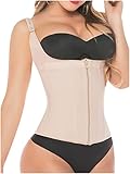 Salome 0313 Colombian Waist Trainer Fajas Cinturillas Colombianas Beige S