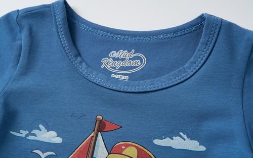 Image of Mud Kingdom Woven Short Sets for Boys Summer Holiday Outfits Casual Short Sleeve