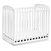 DaVinci Alpha Mini Rocking Crib in White, Removable Wheels, Greenguard Gold Certified