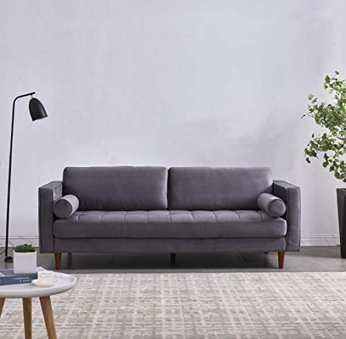 Rubeza Scott 1807CC250283 Canapé 3 places Gris clair