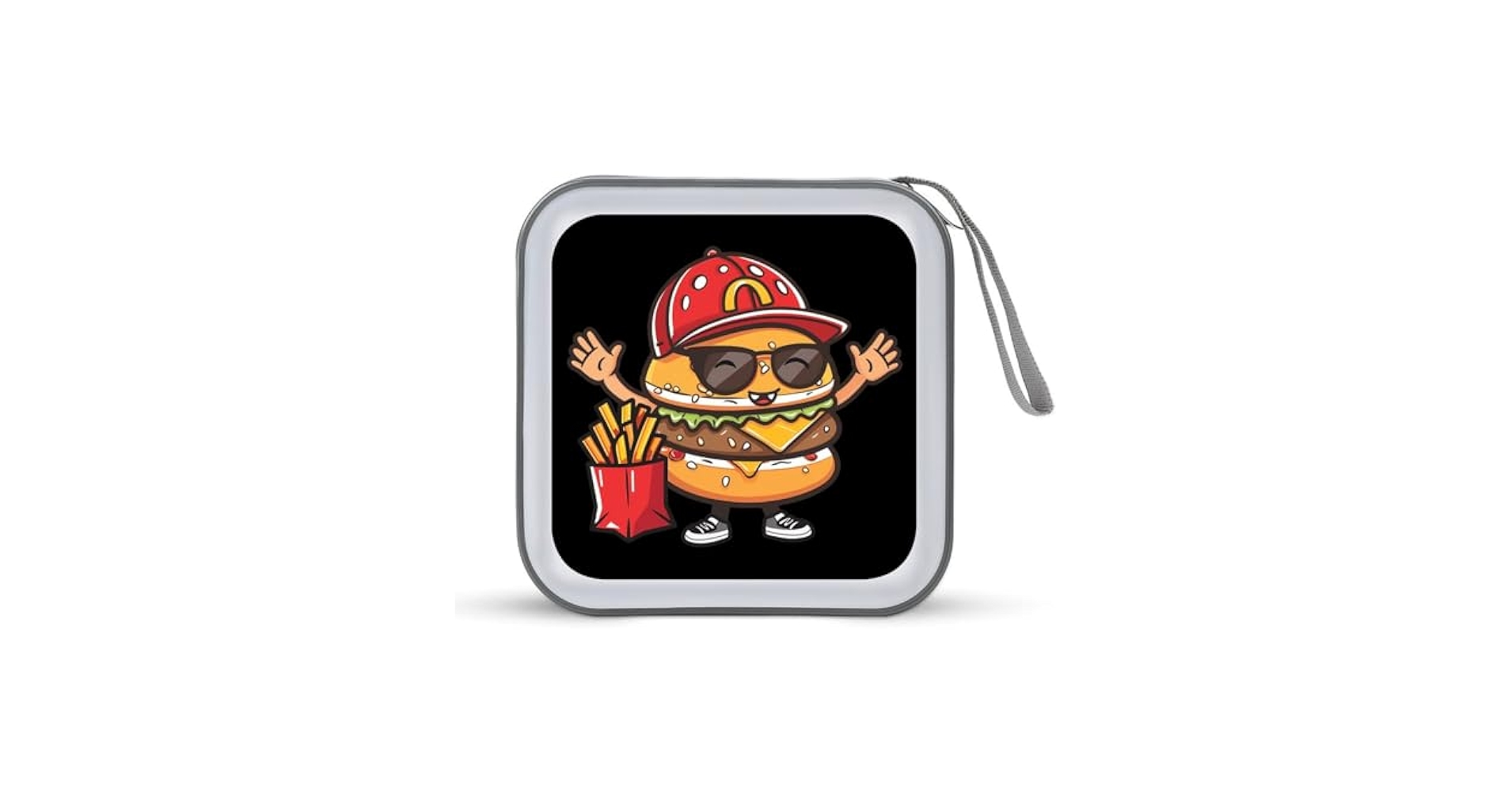 レア品！！マクドナルド ハンバーガー型CD収納ケース Amazon.co.jp: CD収納ボックス パグ ハンバーガー DVDケース