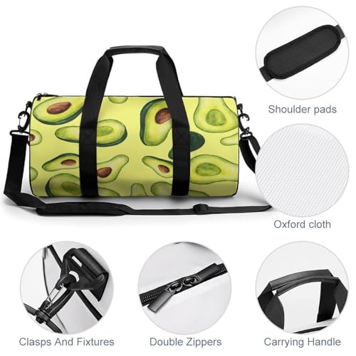 Sac de voyage avocat vert idéal week-end et camping