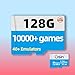 Usin Game Card for Anbernic Console, 128GB/256GB/512GB/1TB Storage, Up to 50000+ Games, 40+ Emulators, Compatible with RG35XX Pro/RG40XXV/RG35XX Plus/RG40XXH (256, GB)