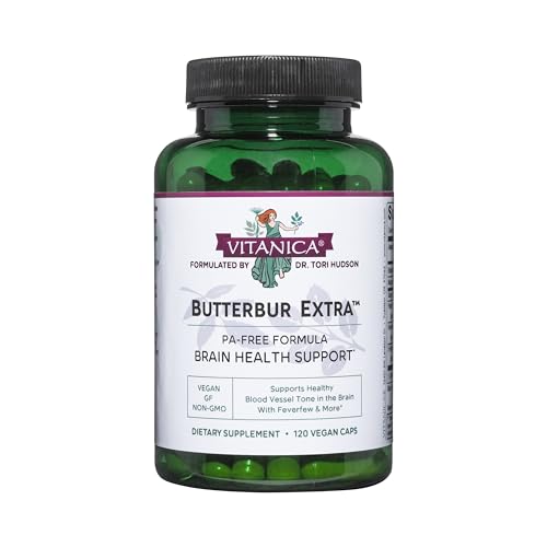 Vitanica, Butterbur Extra, Brain Chemistry and Vessel Support, Ve...