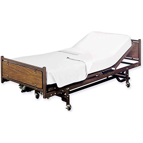 Image of TL Care Health, Hospital Bed Sheet Set, for Medical or Home Care, Fitted Hospital Bed Sheet and Blanket, 2 Piece Set