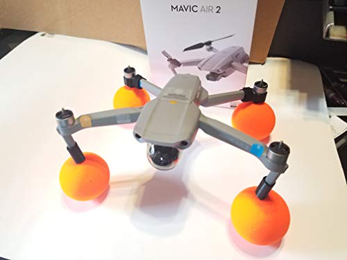 THEKKIINNGG et Dessin Mavic Air 2 Float Landing Gear Drone Water Mod Emergency Water Landing Compatible with DJI Mavic AIR 2 Quadcopter (Orange)