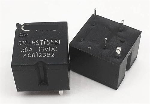 Relais 4 broches HFKC 012-HST 555 KC-1A-12V-30A commutateur tension continue
