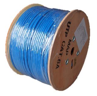 Amazon | CAT.6A LANケーブル UTP 10G 305m 標準規格品 青 | SEED