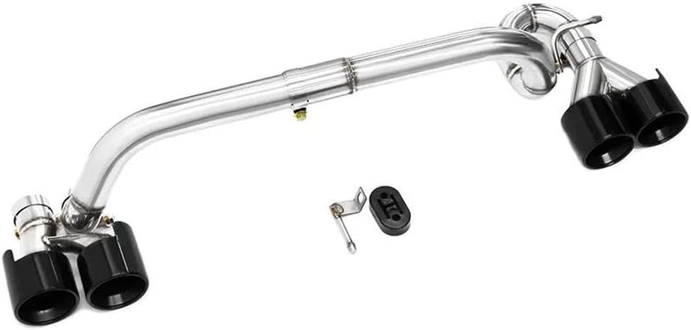 Spare Parts Exhaust Tailpipe For BMW 5 Series E60 525i 523i 520i 530i Quad Muffler Exhaust System(Carbon Fiber)