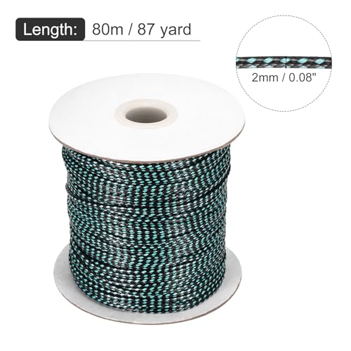 Cordón encerado de 2 mm y 87 yardas para hacer pulseras, collares hechos a mano y bisutería diy 3