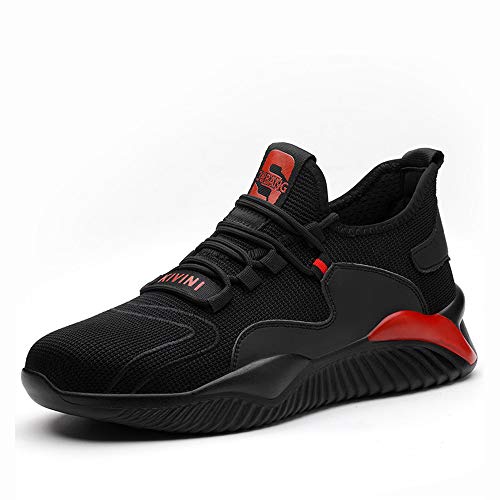 Image of Steel Toe Safety Shoes for Men Women Work Sneakers Breathable Lightweight Industrial & Construction Shoe