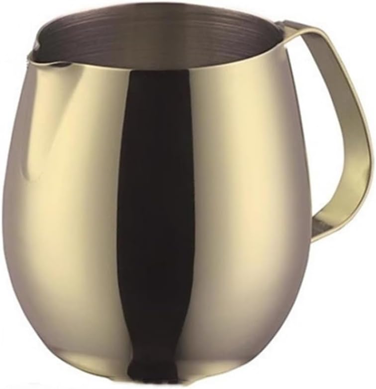 Milk Frothing Pitcher Coffee Creamer Cup Spiked Flower for Coffee Latte Art(Colour 5,Large)