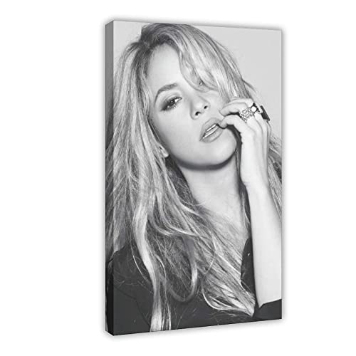 ENQIAOZHANG Lienzos De Fotos 50x70cm Shakira 04 Poster Canvas Wall Art Pictures per camera da letto Wall Art Gifts Decor Senza Cornice