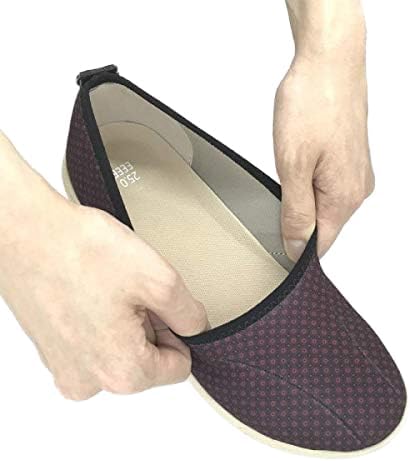 こちらの商品は【 24.5cm 】のみです。 伸縮性があり履きやすいシューズ! すたこらさんソフト 晴88 ワイン 〈簡易梱包